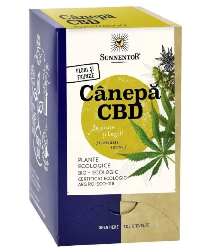Ceai canepa CBD Eco 18dz (Sonnentor)
