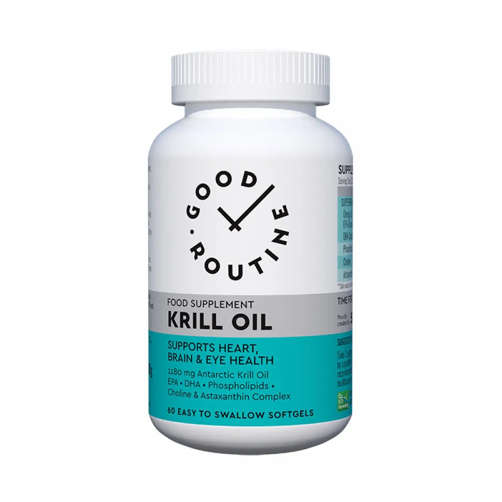 Krill Oil (60 capsule moi), Good Routine