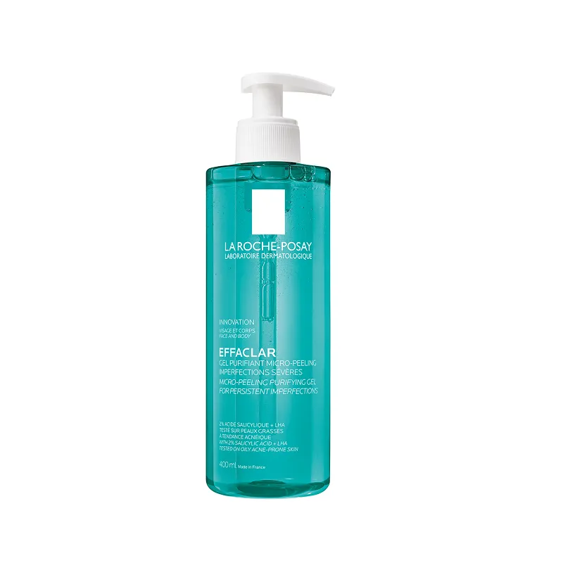 LA ROCHE POSAY EFFACLAR GEL PURIFIANT MICRO-EXFOLIANT PT. IMPERFECTIUNI SEVERE 400 ML