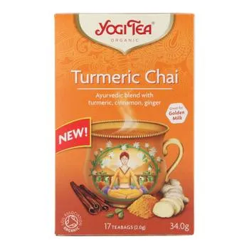 Ceai de curcuma cu turmeric, 17 plicuri, Yogi Tea