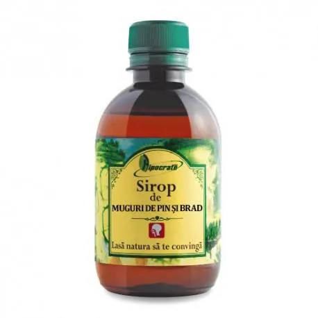 Sirop muguri de pin si brad, 250 ml pentru calmarea a tusei