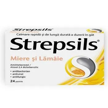 Strepsils miere si lamaie, 24 comprimate, Reckitt Benckiser