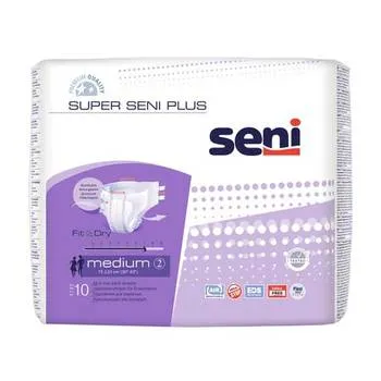 Scutece pentru adulti  Super Plus, Medium, 10  bucati, Bella Seni