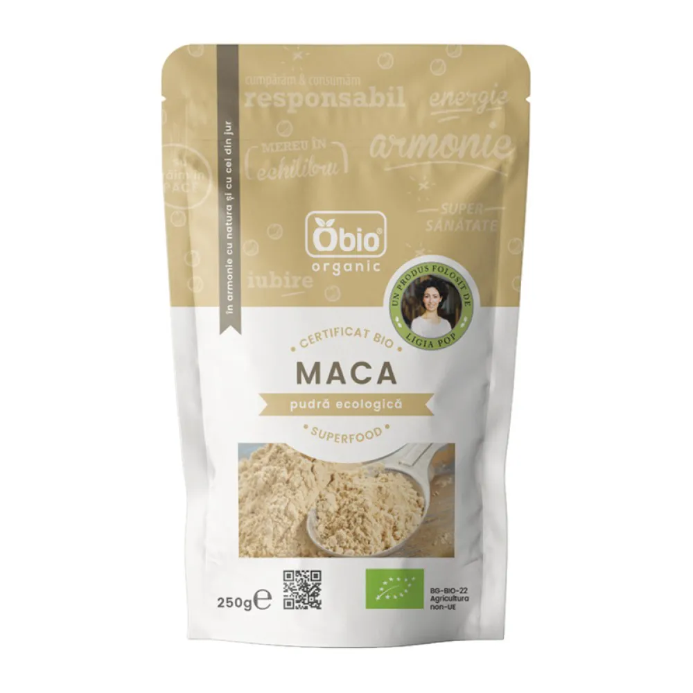Maca pudra raw bio (250 grame)