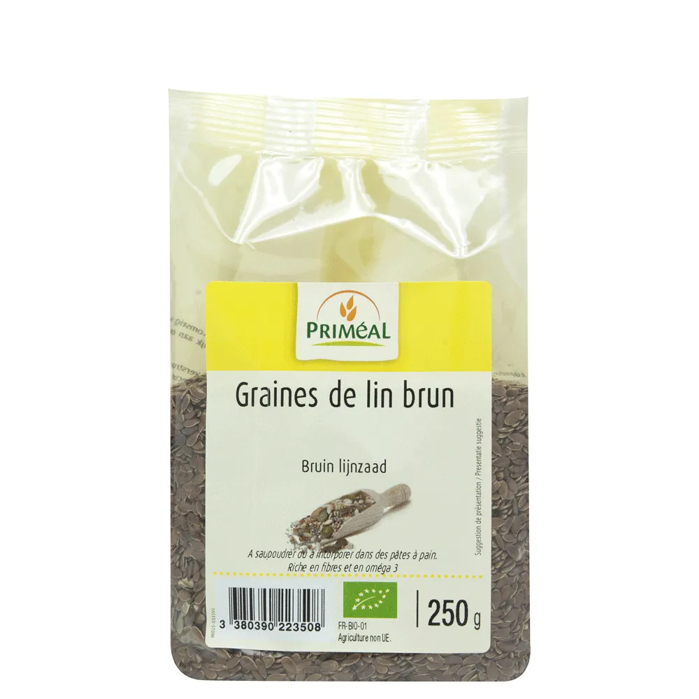 Seminte de in brun (250g), Primeal