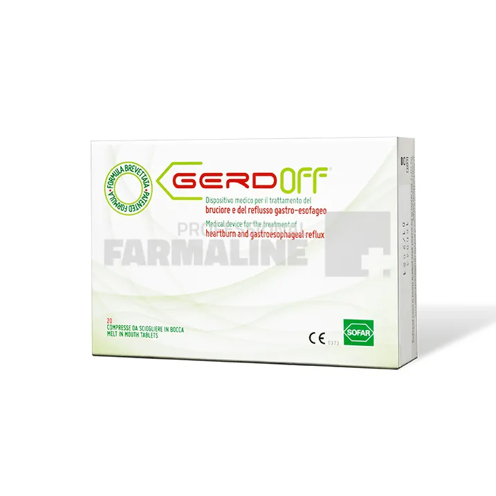 Gerdoff 20 comprimate masticabile