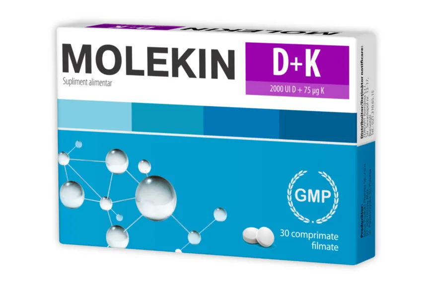 Zdrovit Molekin D+K x 30 comprimate filmate