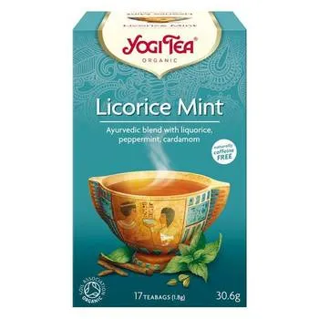 Ceai cu lemn dulce si menta, 17 plicuri, Yogi Tea