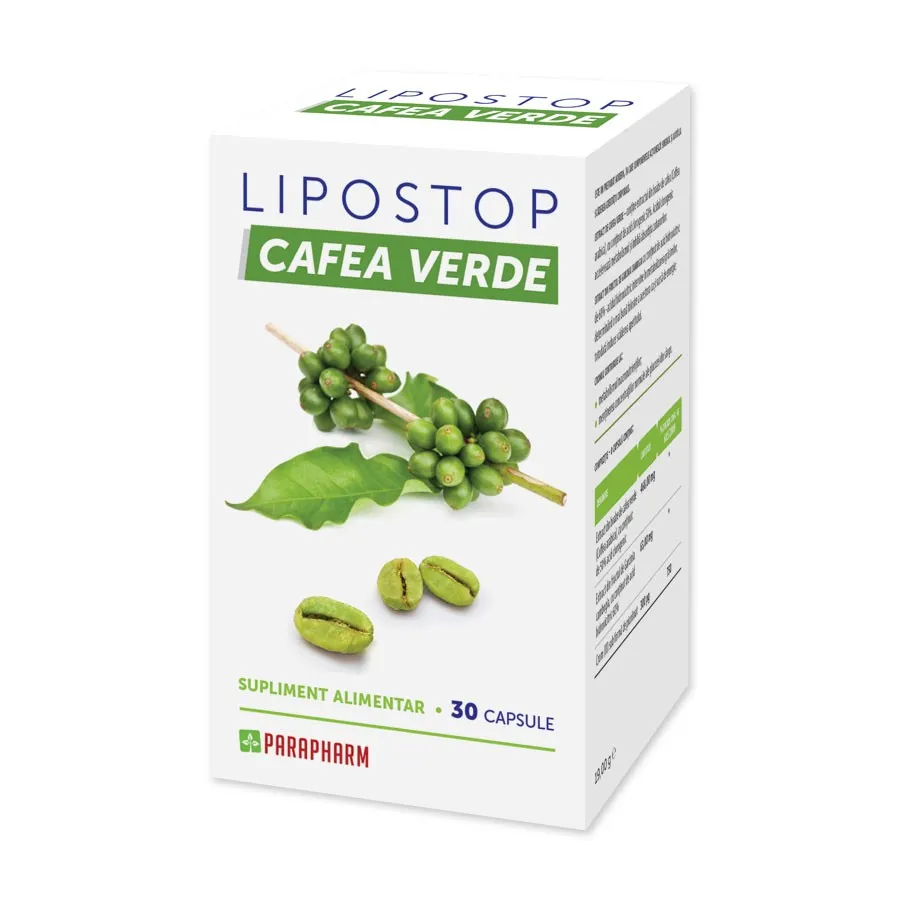 Lipostop cafea verde, 30 capsule, Quantum
