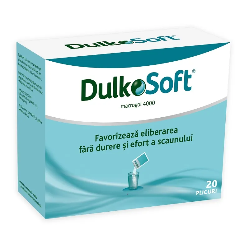 DulkoSoft pulbere pentru solutie orala x 20 plicuri