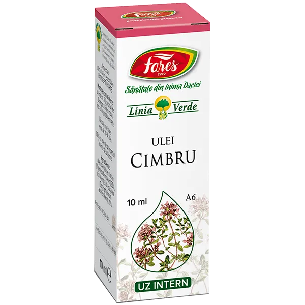 Ulei esential de cimbru A6, 10 ml, Fares