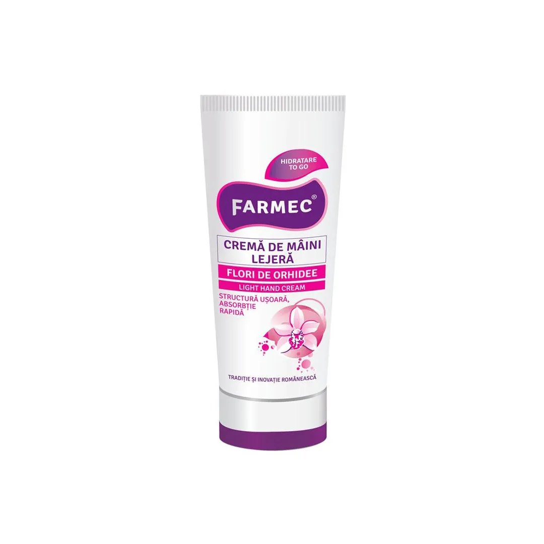Crema de maini lejera cu Orhidee, 100 ml, Farmec