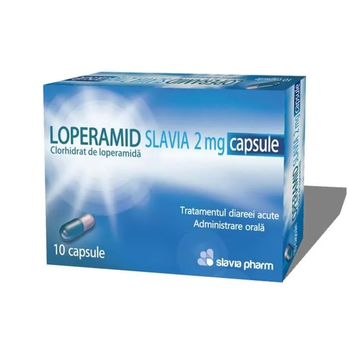 SLAVIA LOPERAMID 2MG X 10 CAPSULE