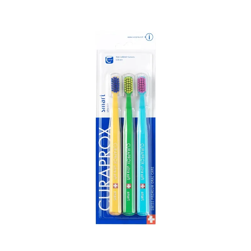 CURAPROX Set Periute de dinti Smart Triopack Copii>4 ani, 3 bucati
