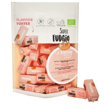 Caramele cu aroma tofee eco, 150g, Super Fudgio