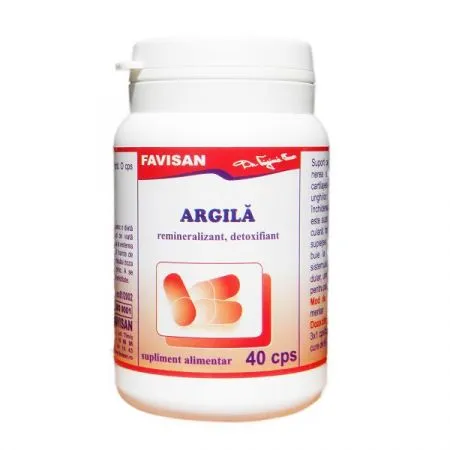 Argila, 40 capsule, Favisan