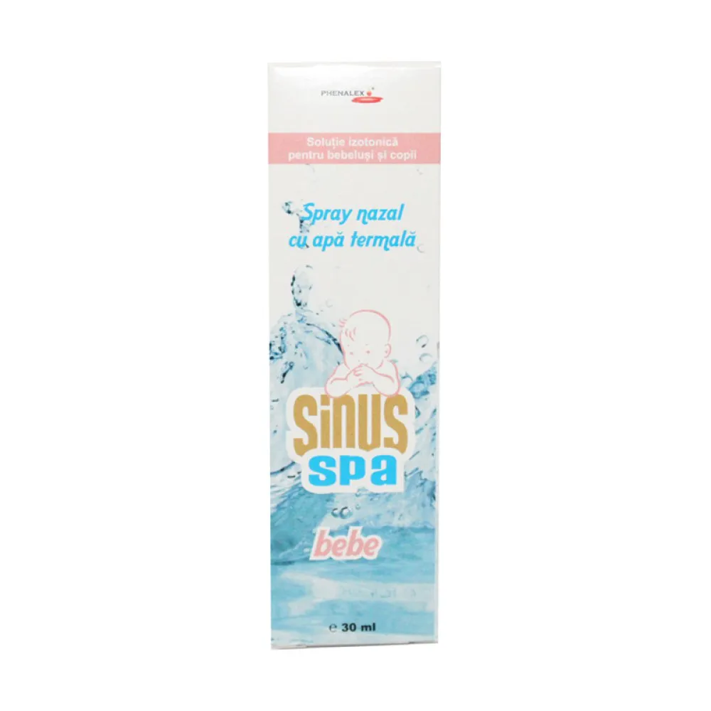 Spray nazal sinus spa bebe cu apa termala (30 ml)