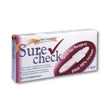 Test de sarcina tip caseta Sure Check, 1 bucata, Blue Cross