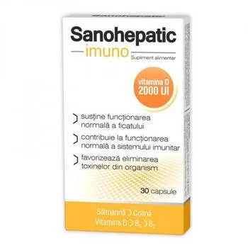 Sanohepatic Imuno, 30 capsule, Zdrovit