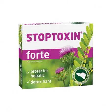 Stoptoxin Forte, 30 capsule