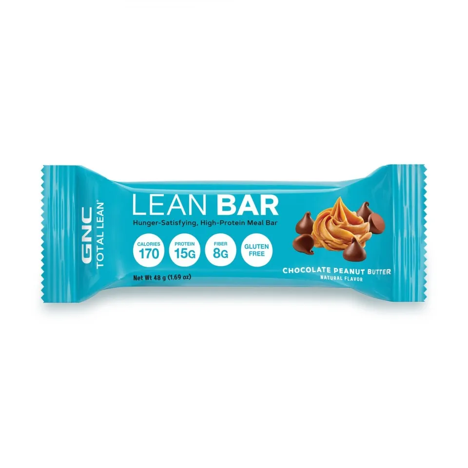 GNC TOTAL LEAN BAR CHOCOLATE PEANUT BUTTER 48G