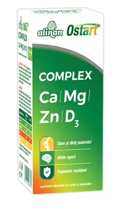 Ostart Complex Ca + Mg + Zn + D3 x 200ml (Fiterman)