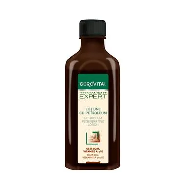 Lotiune cu petroleum Tratament Expert, 100 ml, Gerovital 1144