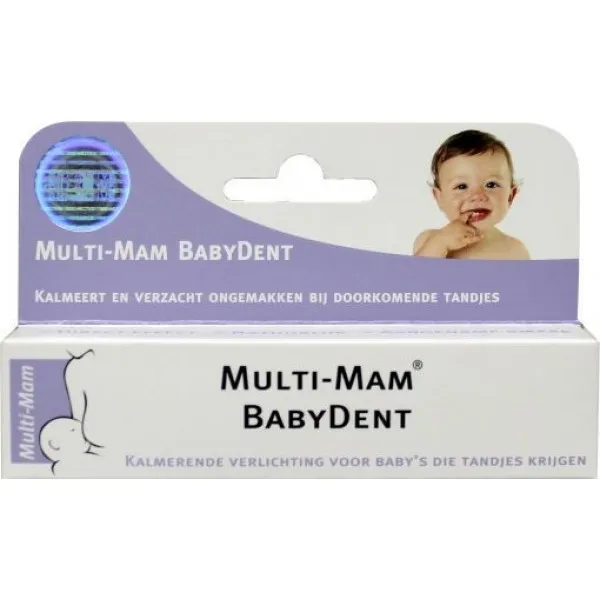 Gel gingival calmant pentru eruptia dentara Multi-Mam BabyDent, 15 ml, Bioclin