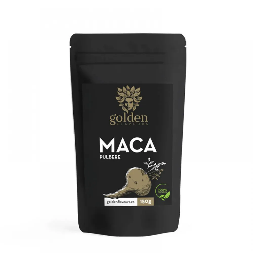 Maca pulbere 100% naturala (150 grame), Golden Flavours