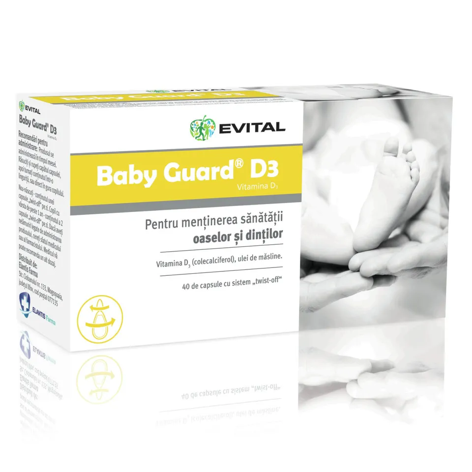 EVITAL BABY GUARD D3 40 CAPSULE