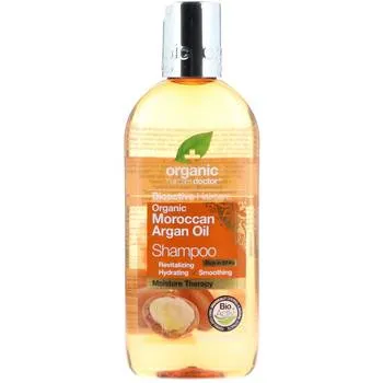 Dr.Organic Maroccan Argan Sampon hidratant pentru par uscat, 265ml