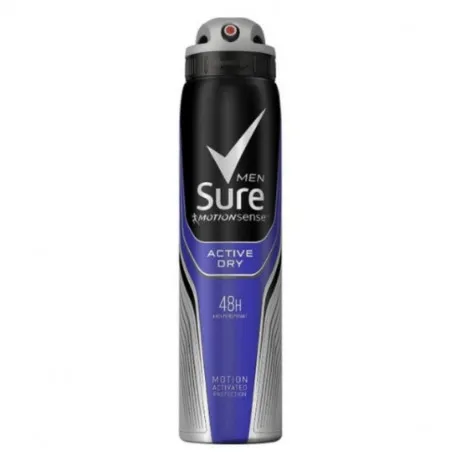 Sure antiperspirant barbati active dry, 150ml