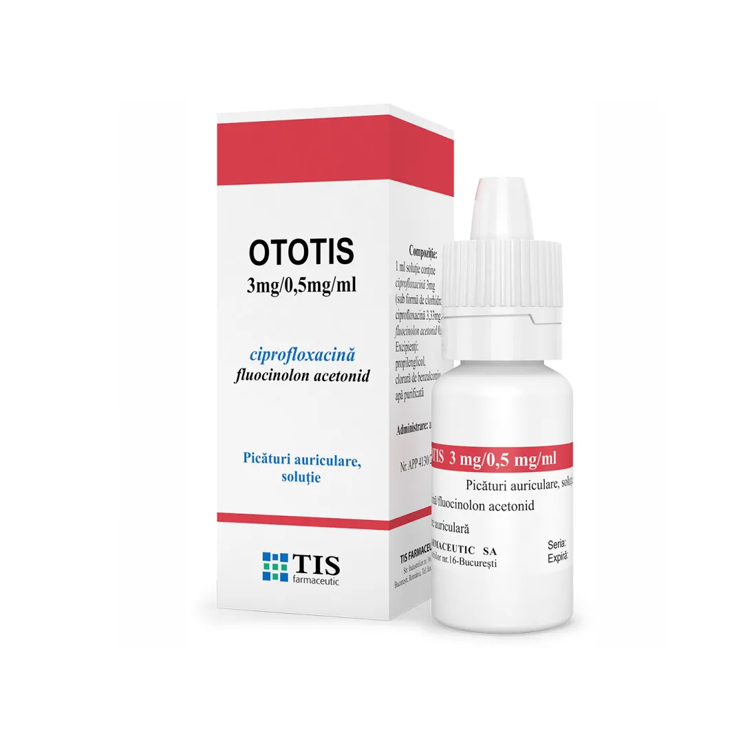 Ototis solutie auriculara, 10 ml, Tis Farmaceutic