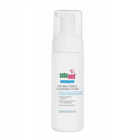 Sebamed Clear Face, Spuma dermatologica antibacteriana de curatare, 150 ml