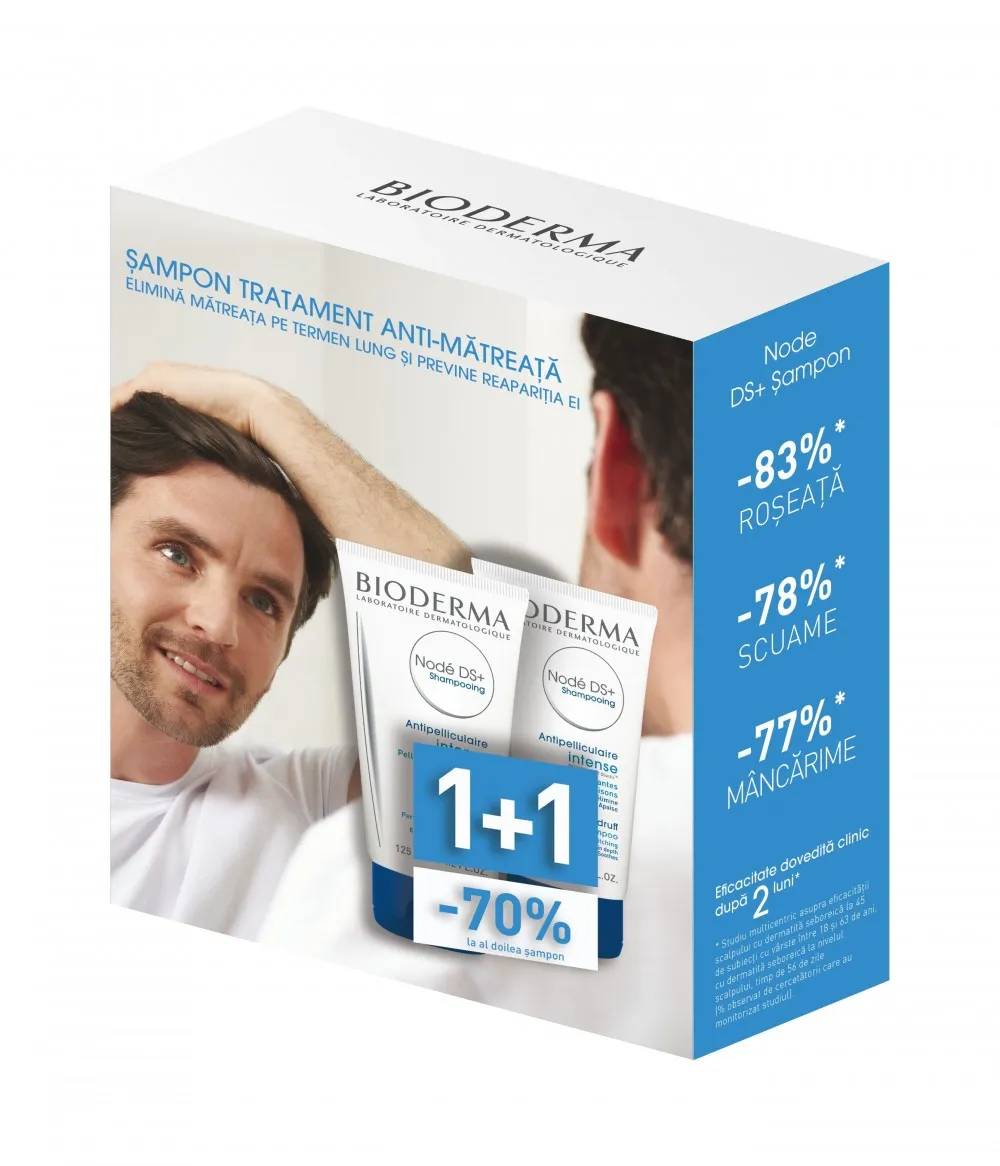 Bioderma Node DS Plus Sampon 125ml 1+1 -70% Cadou