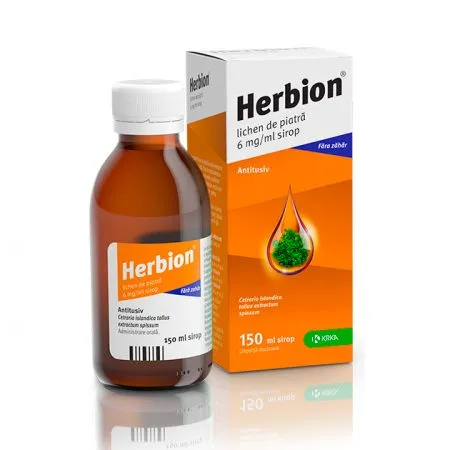 Herbion lichen de piatra, 6 mg/ml, 150 ml, Krka