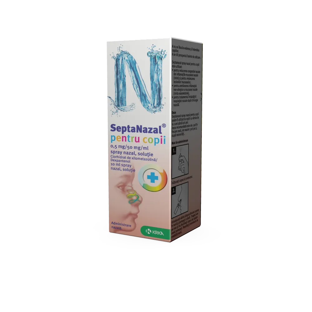 Septanazal pt copii 0,5mg/50mg/ml x 1fl