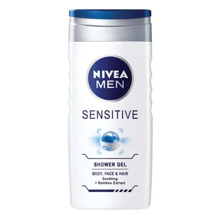 Gel de dus pentru barbati Sensitive, 500 ml, Nivea