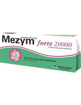 Mezym forte 20000 x 20 comprimate
