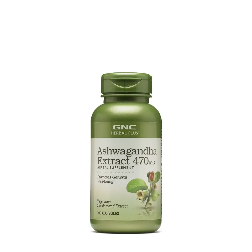 GNC ASHWAGANDHA 470 MG X 100 CAPSULE VEGETALE