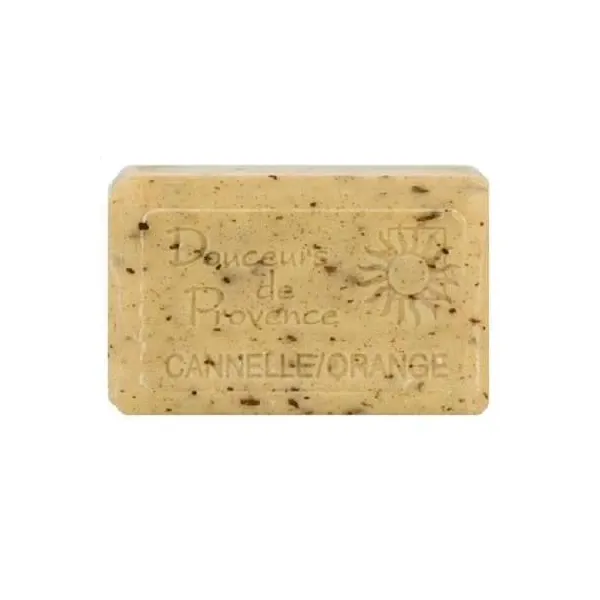 Sapun exfoliant cu scortisoara si unt de shea, 200 g, Apidava