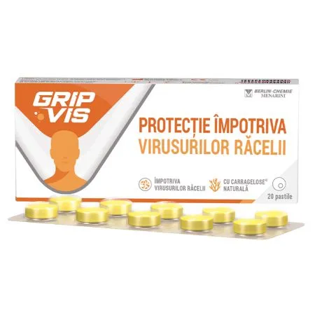 GripVis, 20 pastile, Berlin-Chemie Ag