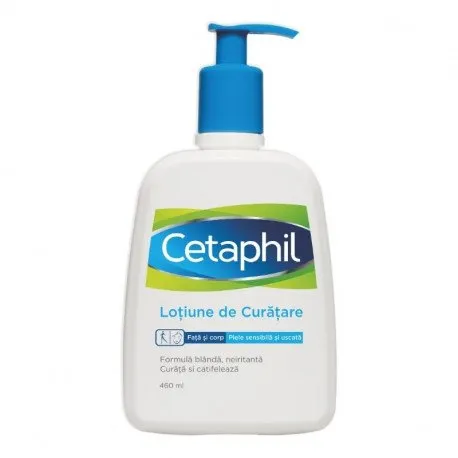 Cetaphil Lotiune de curatare pentru piele sensibila si uscata, 460 ml