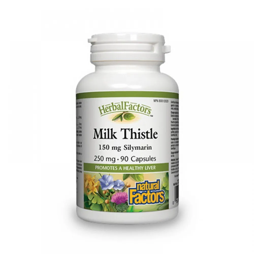 Milk Thistle din armurariu 250 mg (90 capsule), Natural Factors