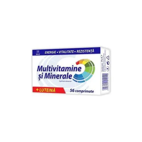 Multivitamine si minerale+Luteina , 56 comprimate , Zdrovit