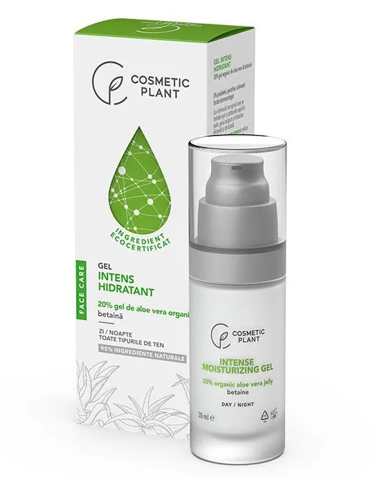 Gel intens hidratant cu Aloe Vera 20% si betaina, 30 ml, Cosmetic Plant