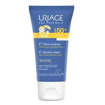 Crema minerala pentru protectie solara cu SPF50+ 1er Bebe, 50ml, Uriage
