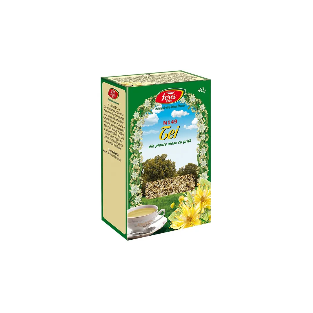 Ceai Tei flori, N149, 40 g, Fares