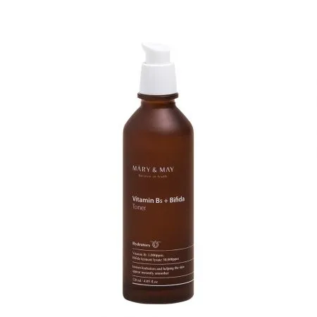 Toner vegan cu Vitamine B5 + Bifida, 120 ml, Mary and May