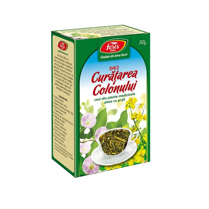 Fares ceai curatarea colonului plante combinate x 50g
